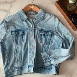 VINTAGE vtg Arizona Light Denim Bomber Jacket